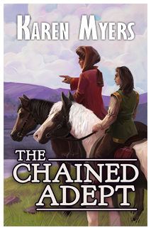 The Chained Adept - Full Front Cover - Widget